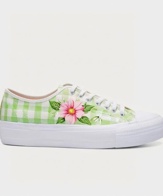 women canvas quality sneakers height increasing